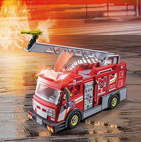 Playmobil Fire Truck with and 2 Figures
