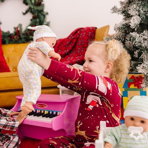 Melissa & Doug Melissa Doug Mine to Love Twins Sebastian Sofia 15 Medium Skin-Tone Boy and Girl Baby Doll