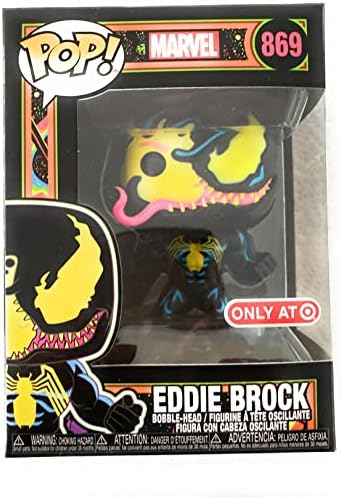 Funko Marvel Target Eddie Brock Venom Black Light