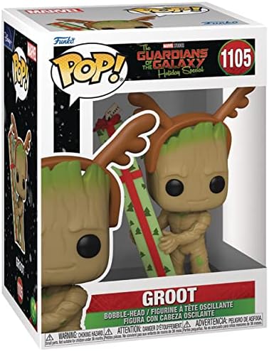 Funko POP Marvel Holiday Guardians of The Galaxy - Groot Funko Vinyl Figure Bundled with