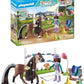 Playmobil Horses of Waterfall Jumping Arena with Zoe and Blaze