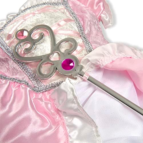 Melissa & Doug Melissa Doug Princess Role Play Costume Set 3 pcs- Pink Gown Tiara Wand