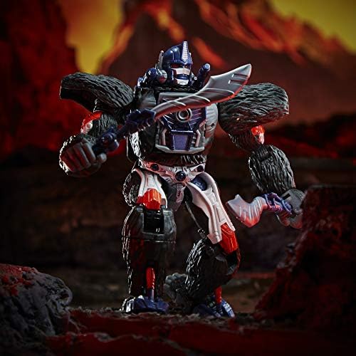 Transformers Generations War for Cybertron Kingdom Voyager WFC-K8 Optimus Primal Action
