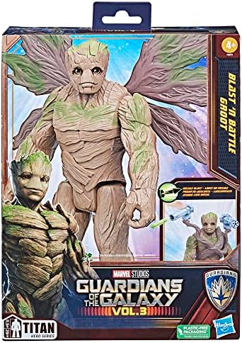 Marvel Titan Hero Series Guardians of The Galaxy Vol. 3 Deluxe Blast 'N Battle Groot