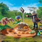 Playmobil Dinos Stegosaurus Nest with Egg Thief