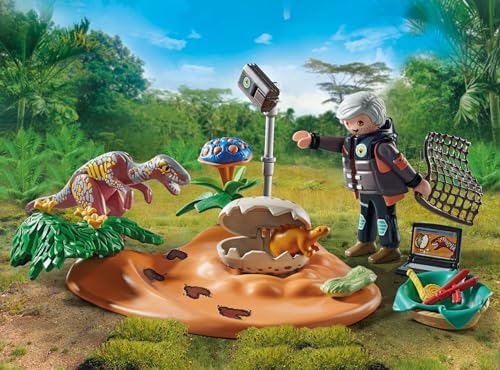 Playmobil Dinos Stegosaurus Nest with Egg Thief