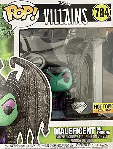 Funko POP Villians Maleficent ON Throne Diamond Glitter HOT Topic