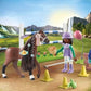 Playmobil Horses of Waterfall Jumping Arena with Zoe and Blaze