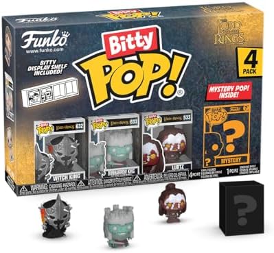 Funko Bitty POP Lord of The Rings - Witch King 4-Packa and A Surprise Mystery Mini Figure