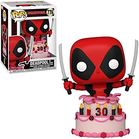 Funko POP Marvel Deadpool 30th - Deadpool in Cake Pop Vinyl Figure Bundled with