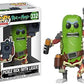 Funko Pop Animation Rick Morty Pickle Rick Pickle Rick wLaser Vinyl Figures SET