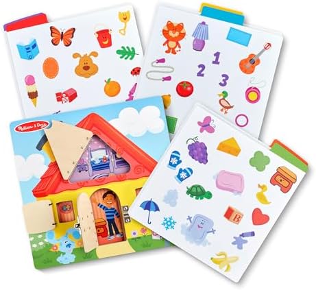 Melissa & Doug Melissa Doug Blue's Clues You Wooden Activity Board with Clue Cards - FSC
