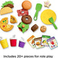 Fisher-Price Toddler Learning Toy Laugh Learn Servin' Up Fun Food Truck Electronic Playset