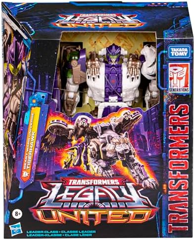 Transformers Legacy United Leader Class Beast Wars Universe Tigerhawk 7.5-inch Converting