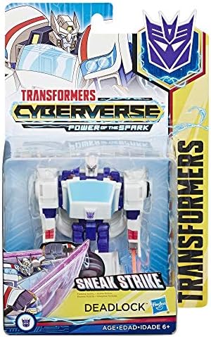 Transformers Cyberverse Action Attackers Warrior Class Deadlock Action Figure -