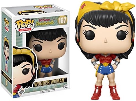 Funko POP Heroes DC Bombshell Wonder Woman Toy Figures Styles May Vary