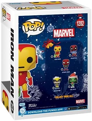 Funko POP Marvel Holiday - Iron Man with Bag - Marvel Comics - Collectable Vinyl Figure