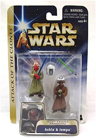 Hasbro Star Wars 3.75 Basic Figure Ashla and Jempa