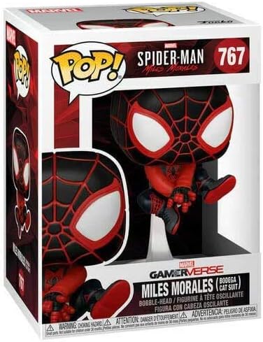 Funko Spider-Man Miles Morales Bodega Cat Suit Pop 767 Marvel Gamerverse Vinyl Figure