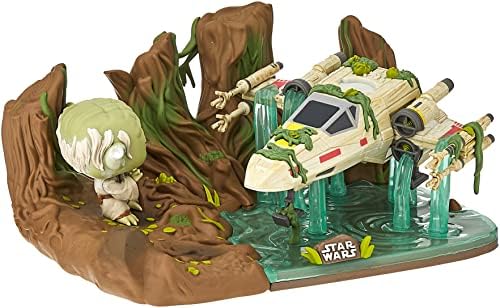Funko Pop Deluxe Yoda Lifting X-Wing Galactic Convention