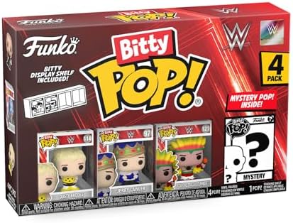 Funko Bitty POP WWE - 4 Pack - Dusty Rhodes Bitty POP Jerry Lawler Bitty POP RIC Flair
