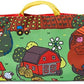 Melissa & Doug Melissa Doug Take-Along Farm Baby and Toddler Play Mat 19.25 x 14.5 inches