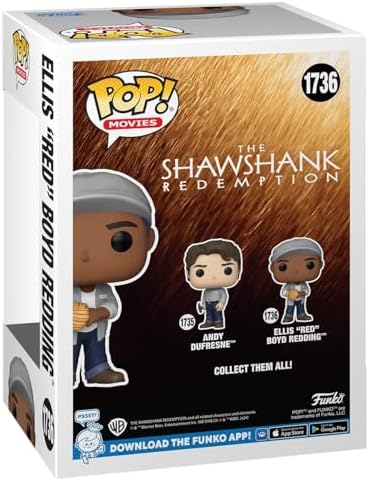 Funko POP Movies SR - Ellis 'Red' Boyd Redding - Shawshank Redemption - Collectable Vinyl Figure