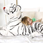 Melissa & Doug Melissa Doug Giant Siberian White Tiger - Lifelike Stuffed Animal over 5 feet long - Extra Large Plush