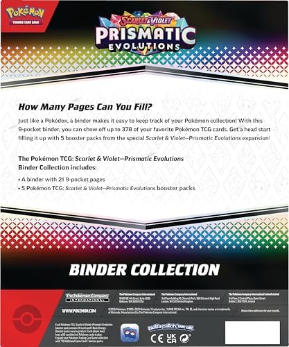 Pokemon TCG Scarlet Violet-Prismatic Evolutions Binder Collection
