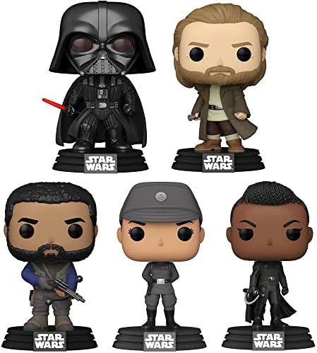 Funko POP Star Wars- OBI-Wan Kenobi Collectors Set OBI-Wan Kenobi Darth Vader Tala Durith