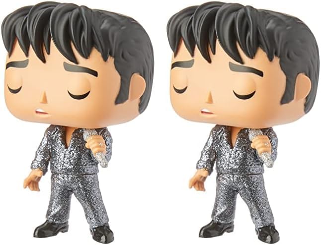 Funko Elvis Presley 1968 Comeback Special Diamond Glitter Pop Vinyl Figure