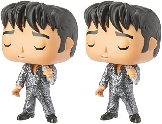 Funko Elvis Presley 1968 Comeback Special Diamond Glitter Pop Vinyl Figure
