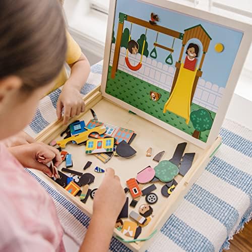 Melissa & Doug Melissa Doug Wooden Magnetic Matching Picture Game With 119 Magnets and
