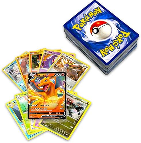 Pokemon 50 Official Pokemon Cards Collection with 5 Foils in Any Combination and at Least