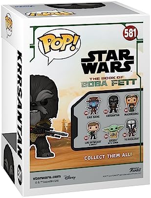 Funko Pop Star Wars The Book of Boba Fett - Black Krrsantan - Collectable Vinyl Figure