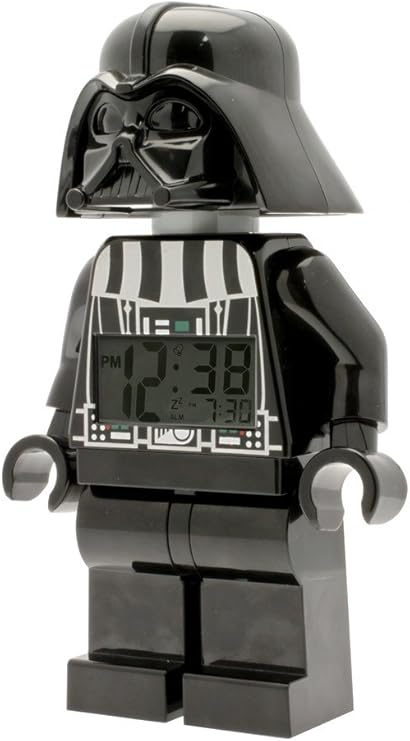 LEGO Star Wars  Darth Vader Kids Minifigure Light Up Alarm Clock