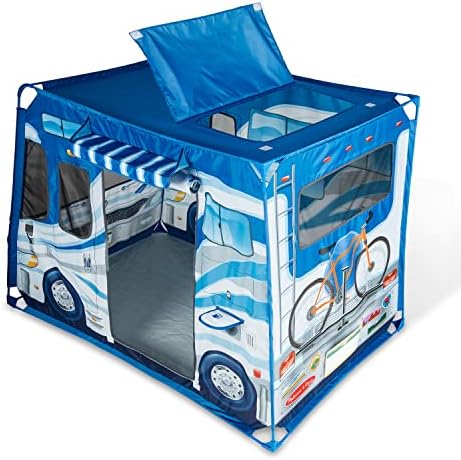 Melissa & Doug Melissa Doug Let's Explore Camper Tent - 47 x 31 x 39 Assembled