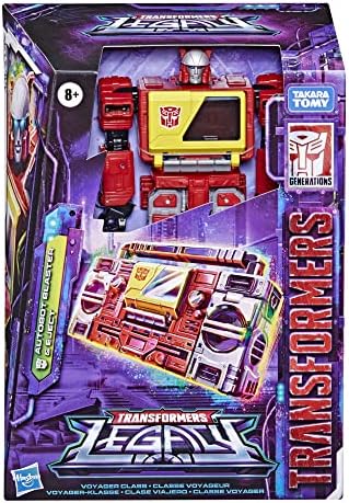 Transformers Generations Legacy Voyager Autobot Blaster Eject Action Figures - Ages 8 and
