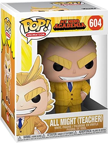 Funko POP My Hero Academia - All Might Teacher Pop Vinyl Figure Bundled with Compatible