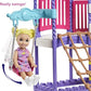 Barbie Skipper Babysitters Inc. Climb 'n Explore Playground Dolls Playset