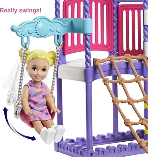 Barbie Skipper Babysitters Inc. Climb 'n Explore Playground Dolls Playset
