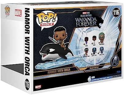 Funko Pop Ride Super Deluxe Black Panther - Wakanda Forever Namor with Orca