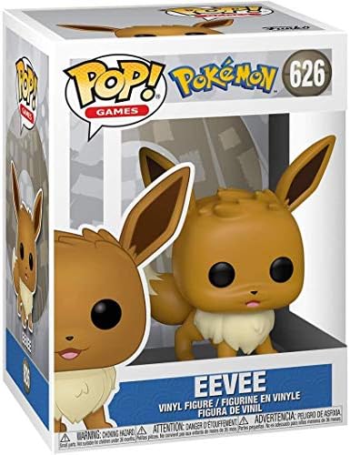 Pokemon - Eevee 626 Pop Vinyl Figure Bundled with Compatible Pop Box Protector Case