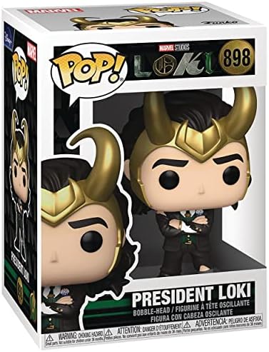 Funko Marvel Loki - President Loki Pop Vinyl Figure Bundled with Compatible Pop Box