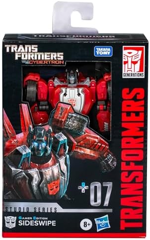 Transformers Studio Series Deluxe War for Cybertron 07 Gamer Edition Sideswipe 4.5-inch