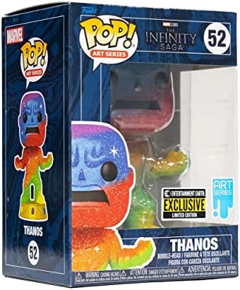 Funko Marvel Infinity Saga Thanos Art Series Pop Vinyl Figure with Premium Pop Protector