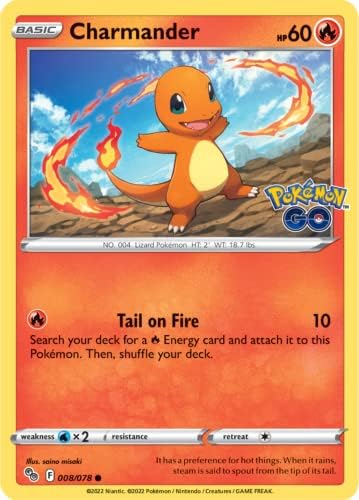 Pokemon TCG Pokemon Go Pin Collection - Charmander