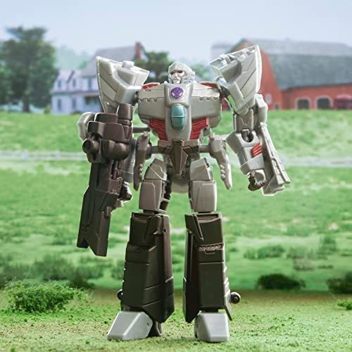 Transformers EarthSpark Megatron Class Deluxe 12.5 cm Action Figure Robot Toy for Ages 6