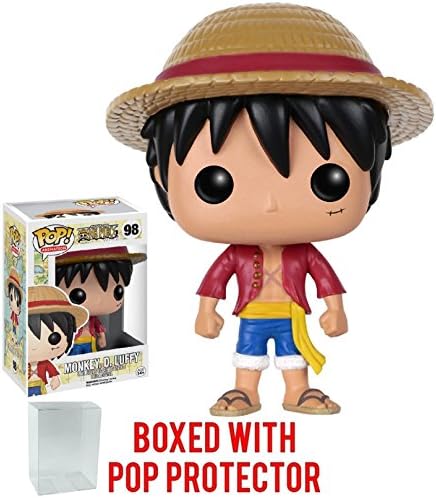 Funko POP One Piece - Monkey D. Luffy Pop Vinyl Figure Bundled with Compatible Pop Box