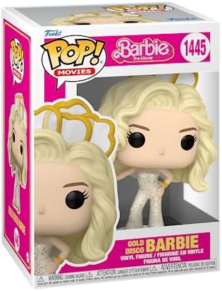 Funko POP Movies Barbie - Gold Disco Barbie - Dance Party - Collectable Vinyl Figure